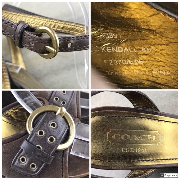 Coach Kendall Suede Wedges - Picture 8 of 8